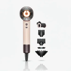 Dyson Supersonic Nural – Asciugacapelli capelli lisci e mossi Rosa Cipria/Oro Rosa