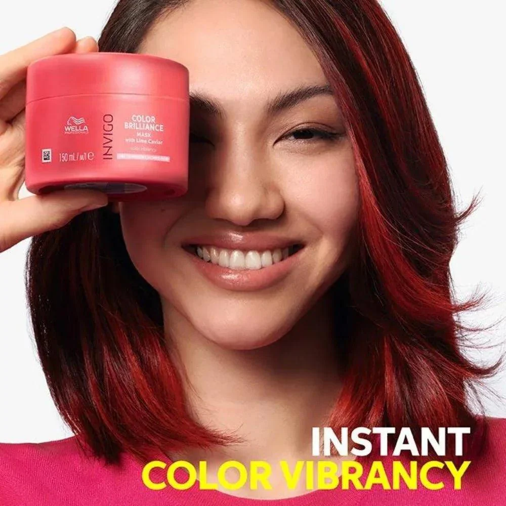Wella Invigo Color Brilliance Mask Capelli Fini 150ml - immagine 3