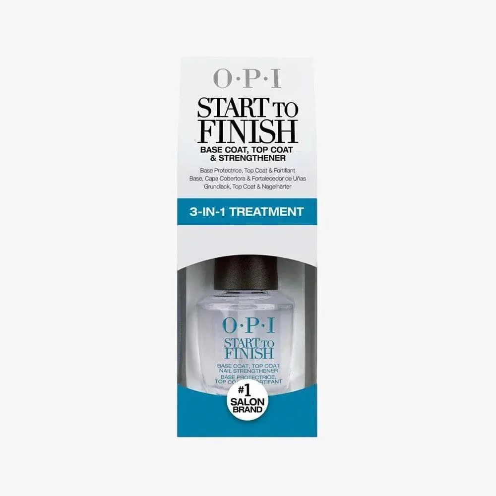 Opi Smalti NTT71 Start To Finish Base Top Coat e Rinforzante 15ml